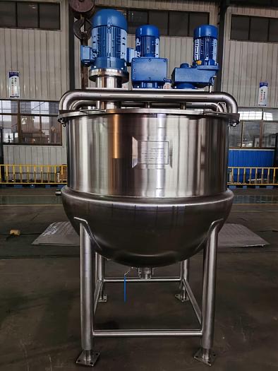 200 Gallon Triple Agitation Steam Jacketed Mixing Kettle