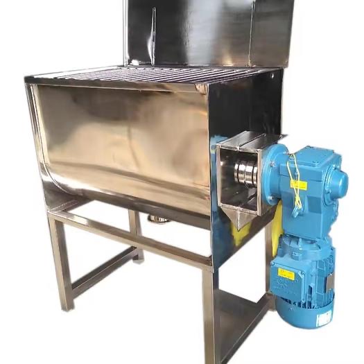 Stainless steel ribbon blender